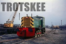 35mm Slide BR British Rail Ruston Diesel Loco PWN653 Reading 1975 Original