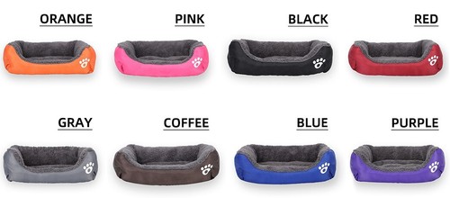 Large luxury dog bed warm - large,
