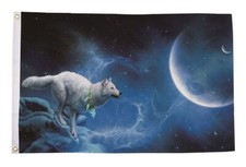 Wolf the night sky - 150cm, x