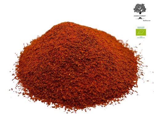 Red saffron organic powder - red,