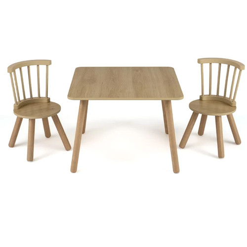 Piece kids wooden table and - wooden,