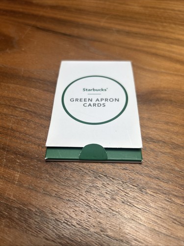Starbucks green apron cards - starbucks,