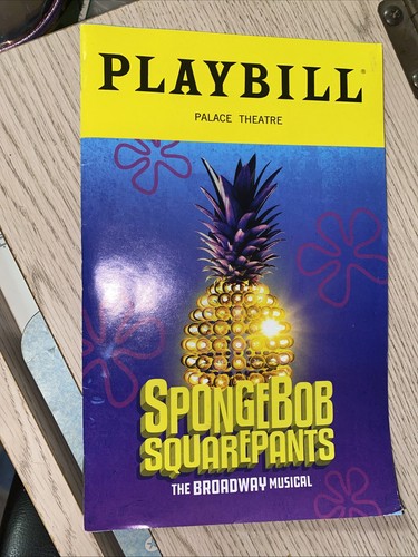 Spongebob squarepants playbill - spongebob,