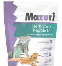 Mazuri Herbivorous Reptile Lizard Iguana Food Pellets 500g