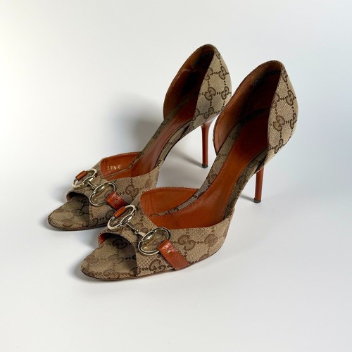 Gucci heels courts monogram - heels, gg