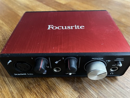 Focusrite scarlett solo - focusrite,