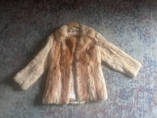 Real rabbit fur 1970s vintage