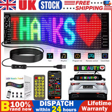 Programmable RGB LED Car Sign
