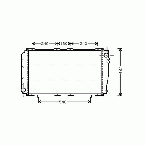 Radiator for subaru impreza - for,