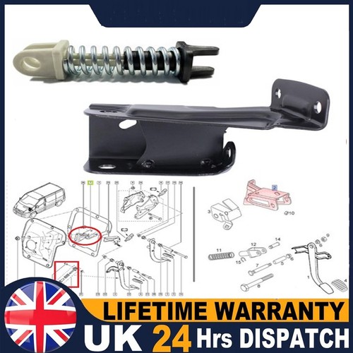 Clutch pedal bracket return - clutch,