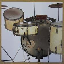 POP-KARD feat. ANTIQUE JAZZ  DRUM KIT , 15x15cm greeting card abw