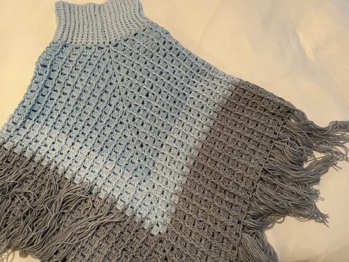 Hand made knitted baby blue - baby,