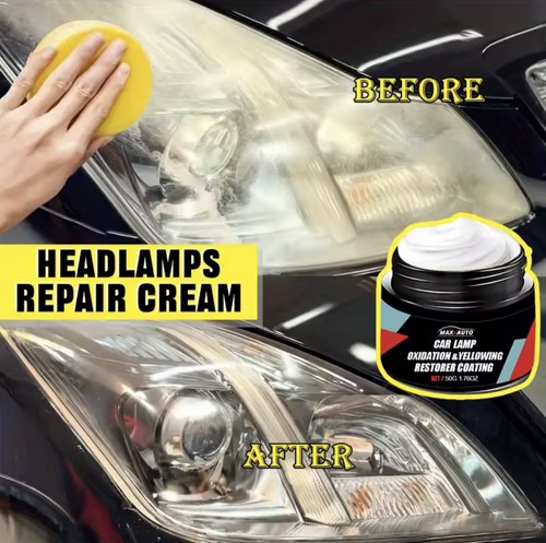 Car headlight restoration kit - car,