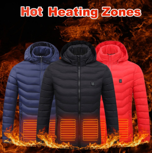 New heated jacket coat usb - new,
