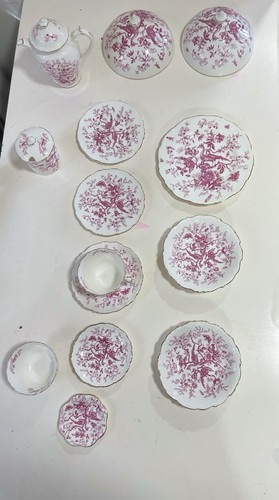 Coalport cairo red dinner - coalport,