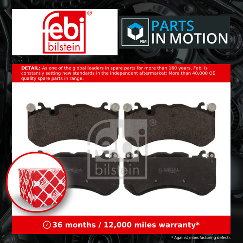 Brake pads set front 116141 - front,