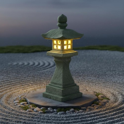 Japanese stone lantern zen - japanese,