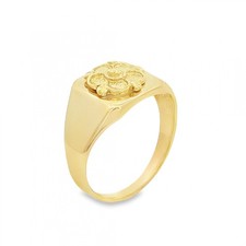 9ct Yellow Gold Tudor Rose