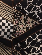 Boras Wafveri Fabric by Cecilia Helmstad 1960s Screen Print ‘Torcello’ 