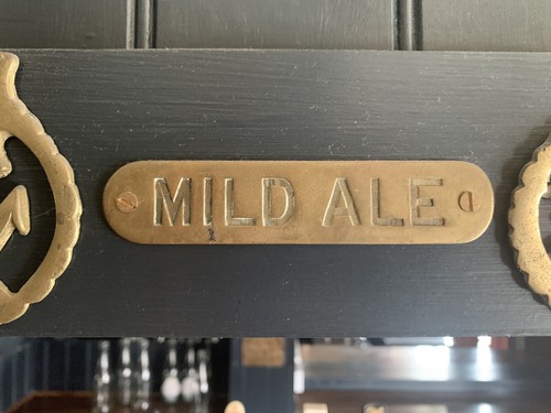 Breweriana original brass - original,