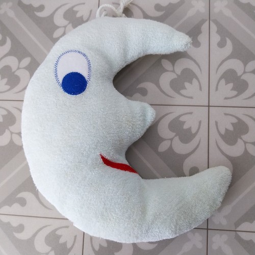 Mothercare moon face towelling - moon,