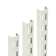 Twin Slot Shelving WHITE