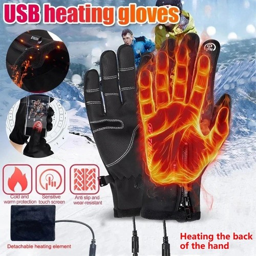 Usb electric heated gloves - electric,