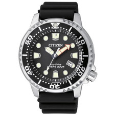 Citizen Promaster Diver Eco Drive 200m Black Dial Silicone Watch