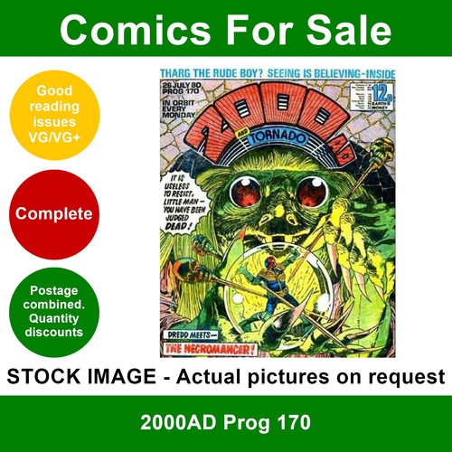 2000ad prog 170 comic - 2000ad,