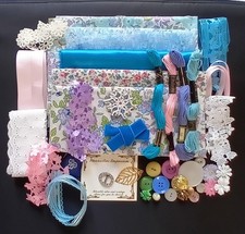 PINK & BLUE SLOW STITCH KIT