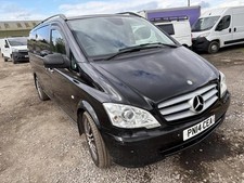 2014 Mercedes Vito 122 Black Traveliner 8 Seater Minibus Drives Needs Repair