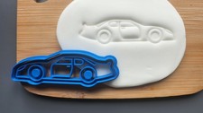 Stock Car Racing Cookie Cutter – Oval Track Race car Baking Tool