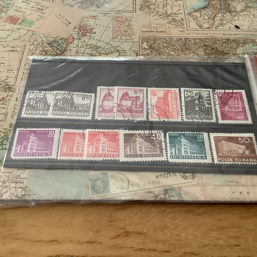 Romanian postage stamps - postage,