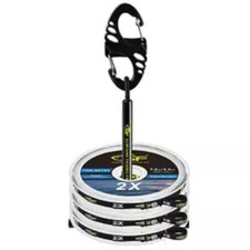 SF Fly Fishing Tippet Spool Holder with 3 x spools Tippet 4x, 3x & 2x