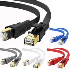 Flat cat8 ethernet cable rj45 - cat8,