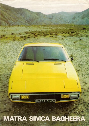 Matra simca bagheera 1294cc - matra,
