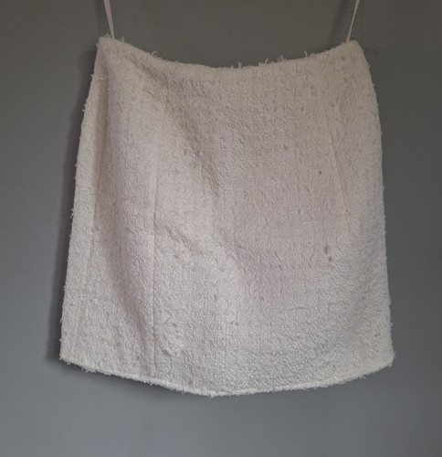 White mini skirt size - mini,