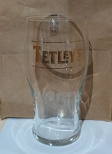 Pre-2006 Tetley's (Gold Logo) Branded Pint Glass