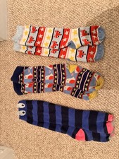 Mini Boden Kids 3 Pack Fun Happy Colourful Long tights UK 6-8.5 Halloween xmas