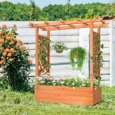 Wooden Planter Trellis Outdoor