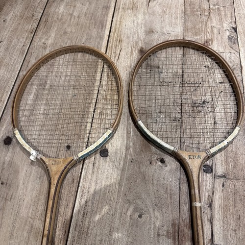 Vintage eton wooden tennis - vintage,