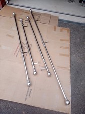 4 x extendable curtain poles