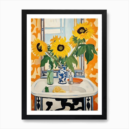 Bathroom vanity painting - painting, with