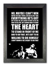 Rocky quote balboa black - rocky,