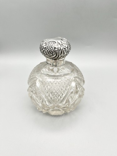 Edwardian silver mounted cut - mounted,