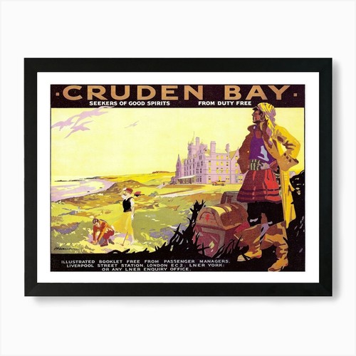 Cruden bay travel - travel, poster