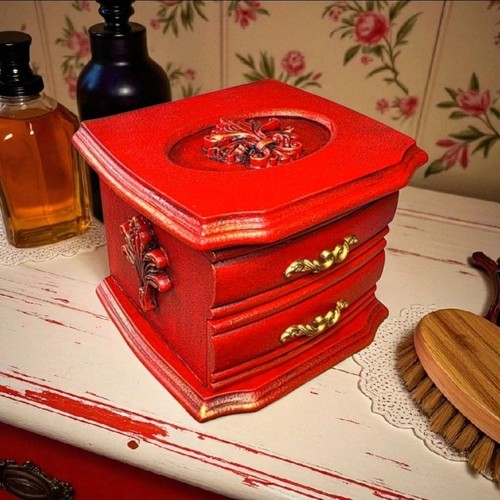 Unique upcycled crimson - upcycled,
