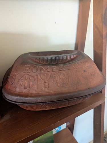 Vintage romertopf clay - romertopf, baker