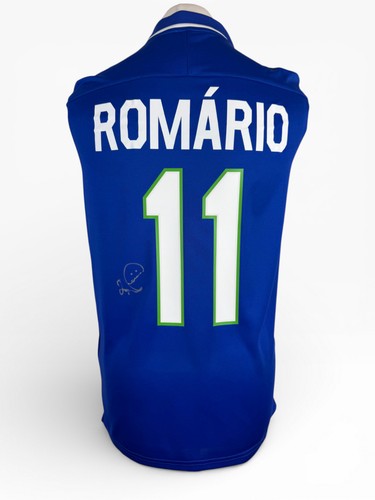 Signed romario shirt brazil - shirt,