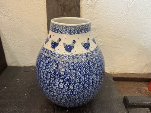 Vase handmade polish pottery - handmade,